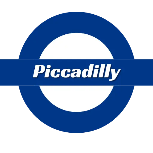 Piccadilly line symbol and color