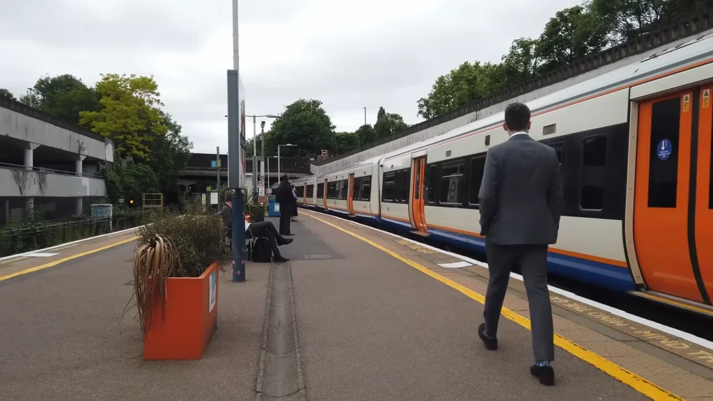 Overground at the station